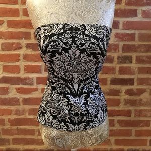 White House Black Market paisley tube top.